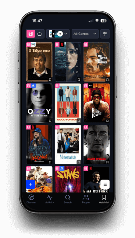 Watchl.ist App Screenshot